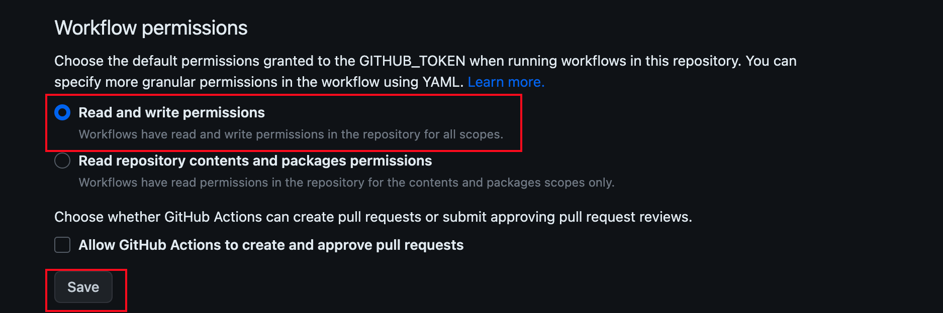 read write permissions