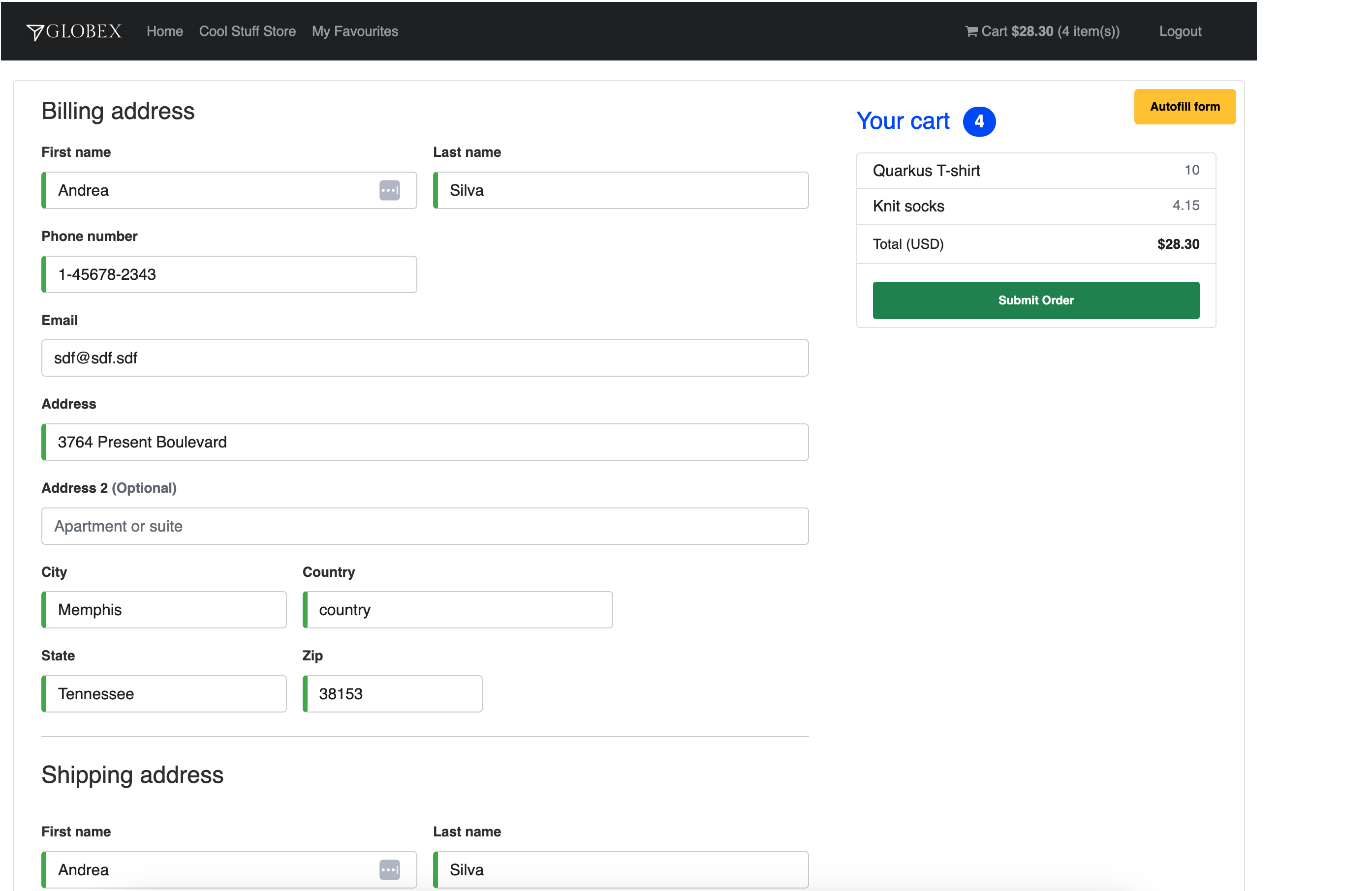 globex ui v 100