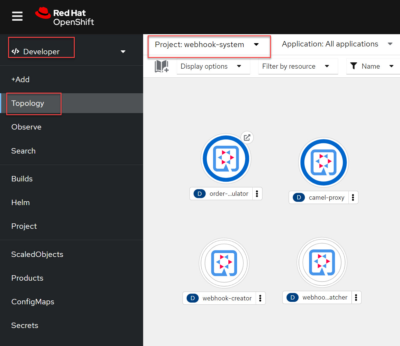 webhook system components